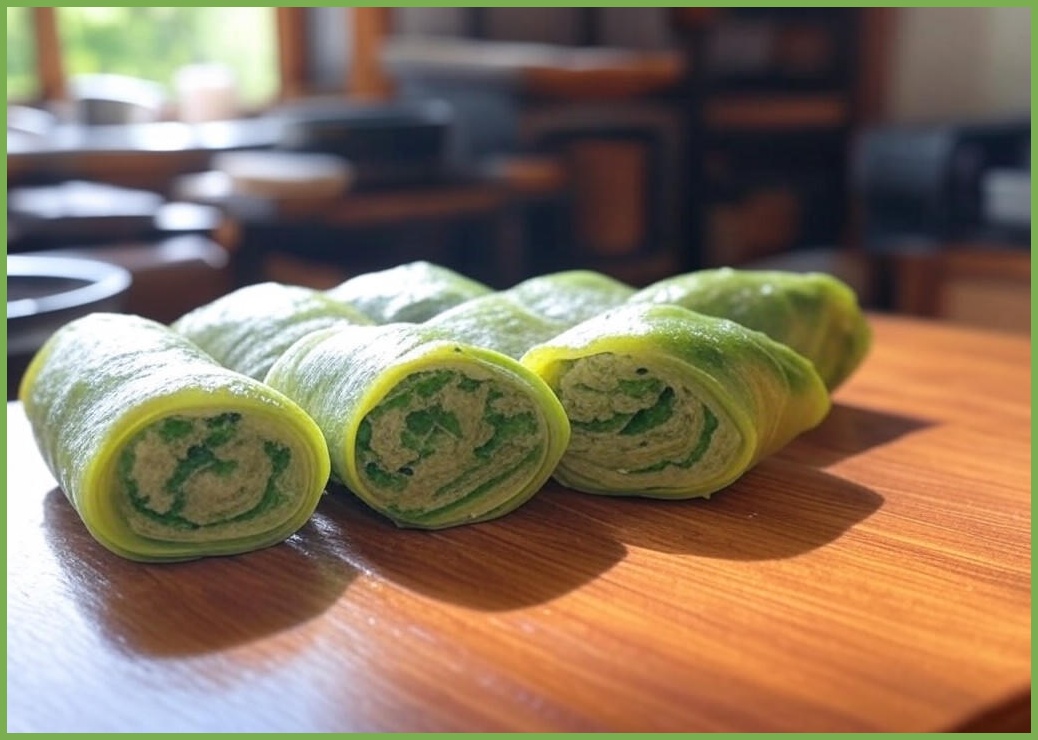 밀리언푸드 두부깻잎롤순대 오리지널맛 100% 비건, 5개, 165g - 이미지 2