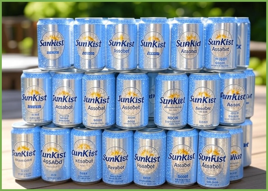 썬키스트 애사비 제로 스파클링, 24개, 350ml - 이미지 1