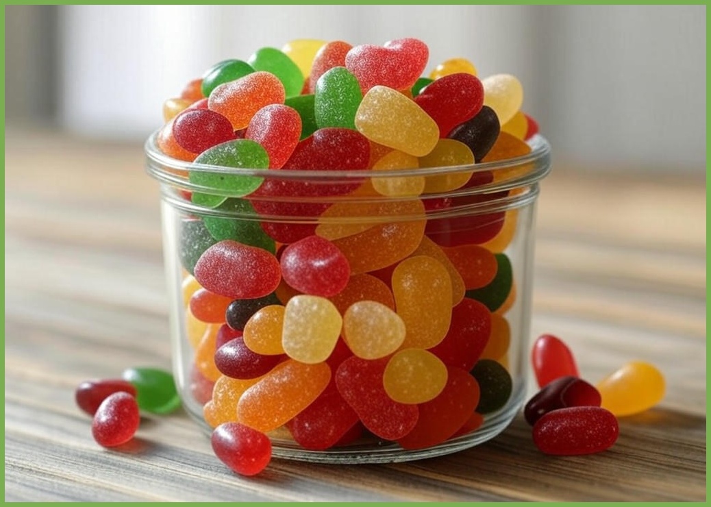 [유통기한 임박 초특가 할인] 달콤 새콤 젤리빈 젤리 캔디 사탕 55g - 이미지 2