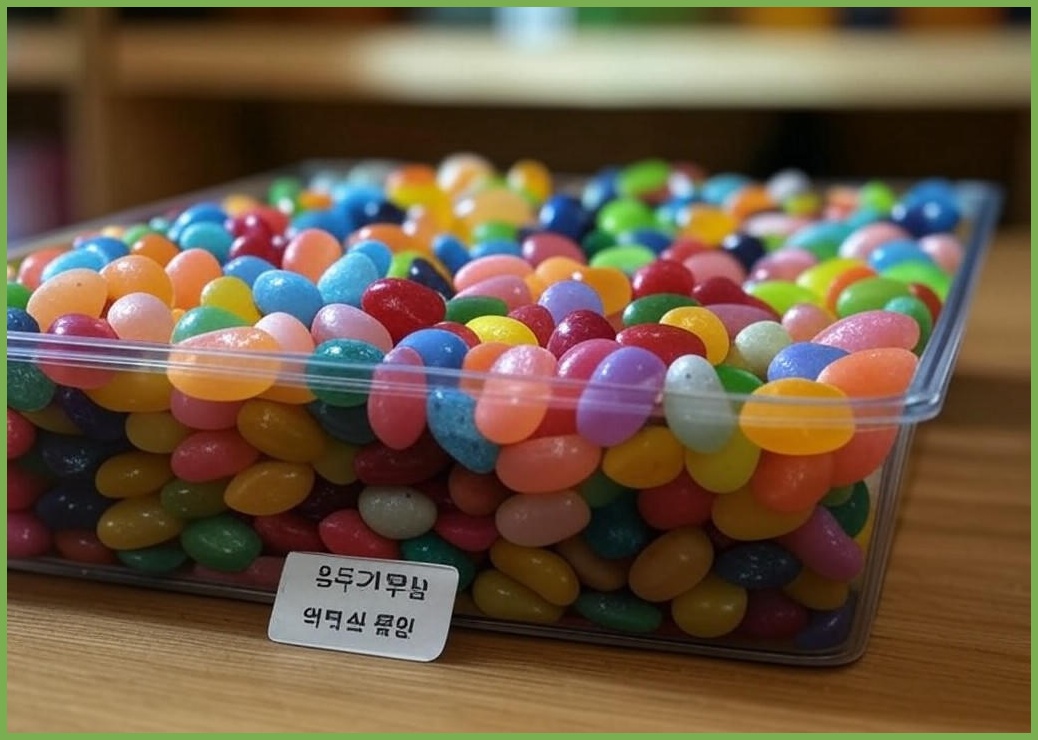 [유통기한 임박 초특가 할인] 달콤 새콤 젤리빈 젤리 캔디 사탕 55g - 이미지 2