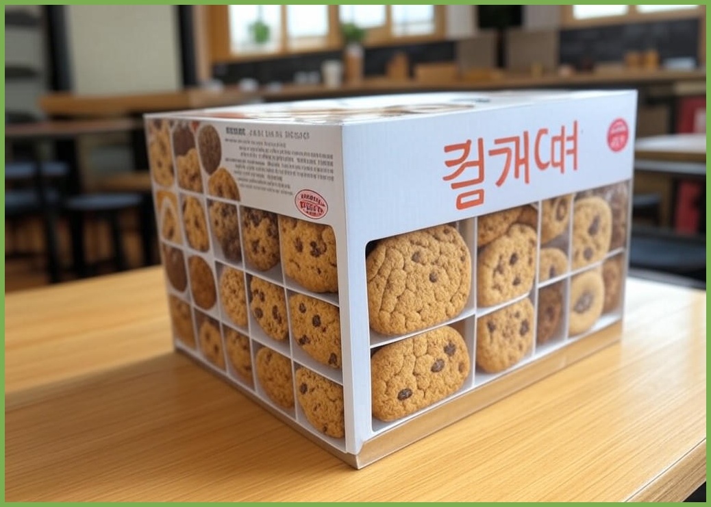 쿠키마스타 낱개포장 카페서비스용쿠키 탕비실간식 대용량과자, 900g, 1박스 - 이미지 2