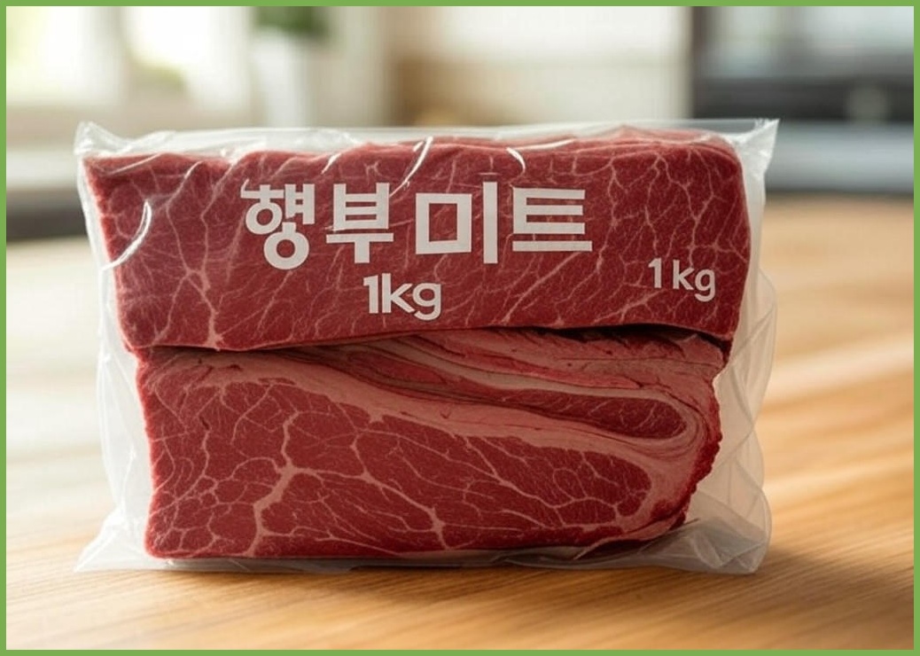[행복미트] 미국산 초이스 소고기 아롱사태 1kg 기름기가 적고 담백한 아롱사태 수육전골추전 [무료배송], 1개 - 이미지 1